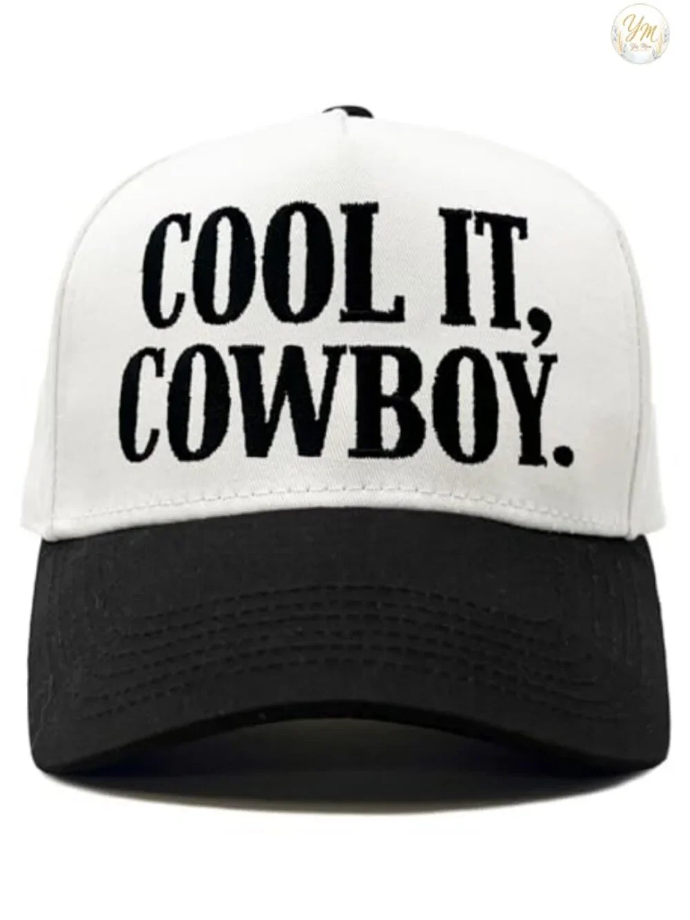 Vintage Trucker Snapback Hat 5-Panel Cotton Blend Adjustable Baseball Cap UPF
